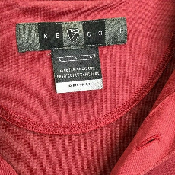 Nike Dri Fit Golf Polo Mens Size Large Shirt short - Picture 2 of 6